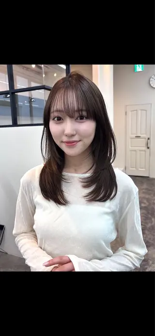 セミロング ✨透明感カラー/ KOUKI✨のヘアスタイル