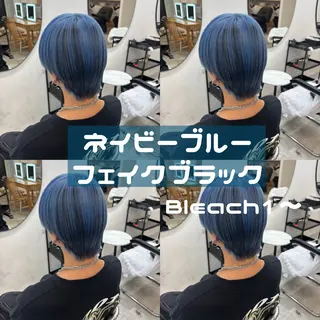ショート カラー ヘアアレンジ 渋谷🩶ハイトーン 🩶FUMUのヘアスタイル
