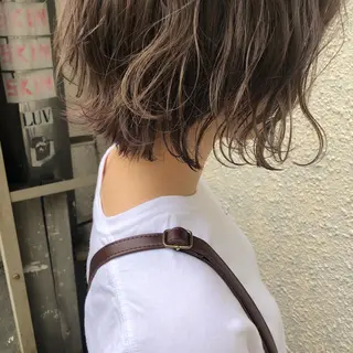 ショート カラー ヘアアレンジ 川上 智汐のヘアスタイル