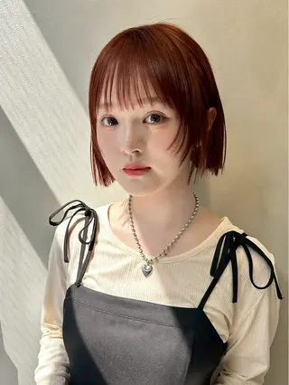 ショート 大宮/曲がる縮毛矯正 /毛流れ特化/NAOのヘアスタイル