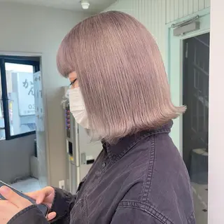 ミディアム カラー 【美髪矯正/絹髪】 🎀hinano🎀のヘアスタイル
