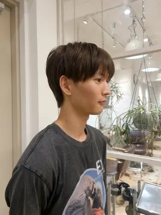 ショート カラー メンズ lomalia moekaのヘアスタイル