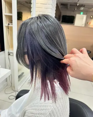 ミディアム カラー 【髪質改善】 kasumi🌷🌷のヘアスタイル