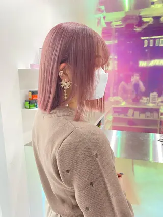 ショート カラー パーマ ヘアアレンジ メンズ キッズ ネイル マツエク・マツパ アイブロウ KANAMI 🌏のヘアスタイル