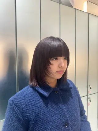 ミディアム カラー 🌼ハイトーン ちなつ🌼のヘアスタイル