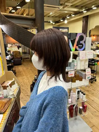 ミディアム カラー ヘアアレンジ 「sumi」 AMIのヘアスタイル