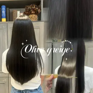 ロング 🩶【巻ける縮毛 矯正】🩶蘭のマツエク・マツパデザイン