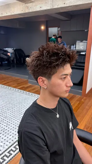 ショート メンズ メンズカット 髙橋創のヘアスタイル