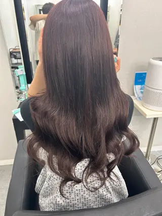 セミロング カラー レイヤー/エクステ alpha下妻のヘアスタイル