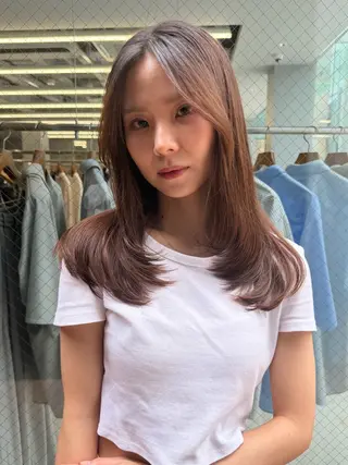 セミロング ボブ/レイヤー /清水凜のヘアスタイル