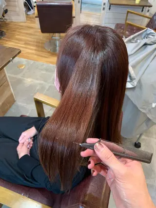 ロング メンズパーマ 髪質改善☆有馬のヘアスタイル