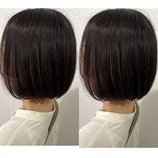 ショート 切っぱなし💇‍♀️ イヤリング🎨龍之介のヘアスタイル