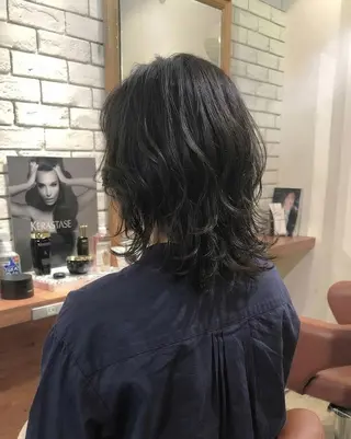 ミディアム flencia 丸 和博｜カットのヘアスタイル