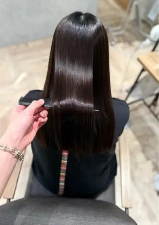 ロング 西川 竜誠のヘアスタイル