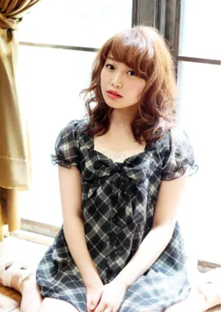 セミロング 桑名 淳のヘアスタイル