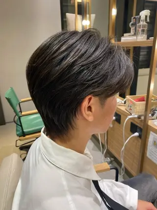 ショート パーマ メンズ unopulir 景山　凌のヘアスタイル