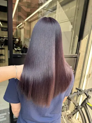 カラー Asami／名古屋／ ハイトーン／デザインのヘアスタイル