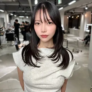 ロング 韓国レイヤー🇰🇷 艶髪💎renのヘアスタイル