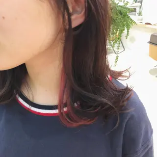 ミディアム カラー 白髪ぼかし/ショート /ミニボブだいじのヘアスタイル