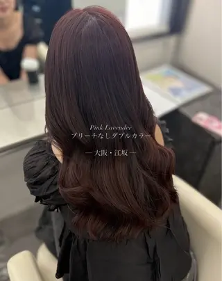 セミロング カラー 透明感カラー×顔周り mizuki🫧のヘアスタイル