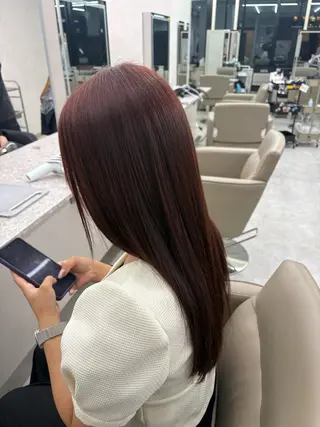 カラー 透明感オリーブ🫒/ 赤み消し/ヒロのヘアスタイル