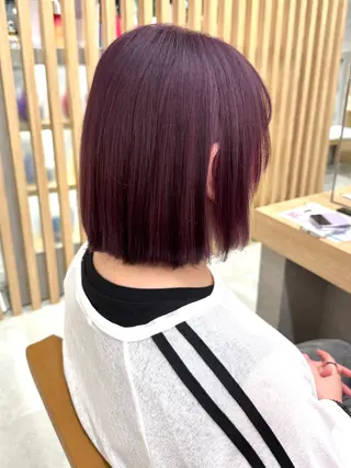 ミディアム カラー けー すけのヘアスタイル