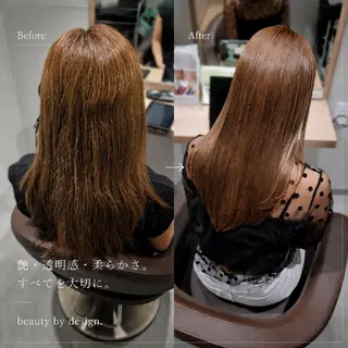 セミロング パーマ 【垢抜けカラー/ 縮毛矯正】Taikiのヘアスタイル