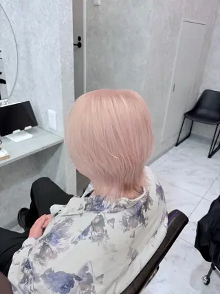ショート 🦋ハイトーン🦋 石山 希理🦋のヘアスタイル