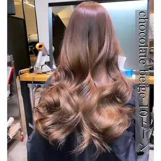ロング 韓国✖️網紅🖤 パーマYURIYAのヘアスタイル