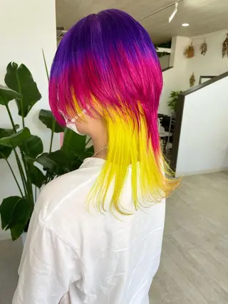 セミロング カラー 🫧富田 苑実🫧のヘアスタイル