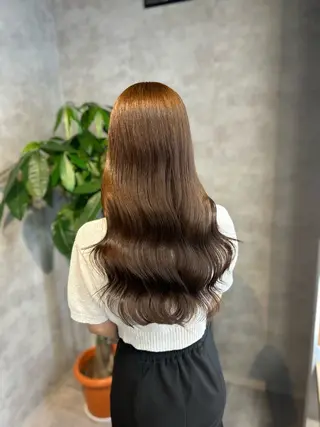 セミロング カラー ブリーチなしの達人 🌈KAITOのヘアスタイル