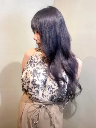 ロング カラー Aya/四条烏丸/ インナーカラーのヘアスタイル