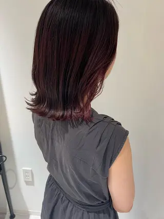 ミディアム 🧡YUU💚艶抜群 カラー✨/905号室のヘアスタイル