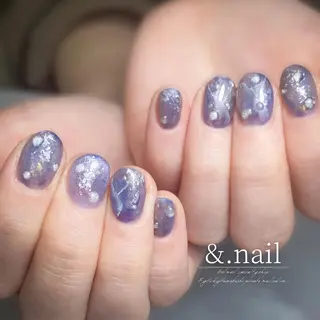 ネイル &.nail/ ニュアンス/持込み可のネイルデザイン