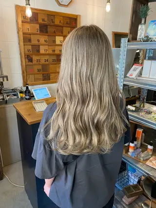 ロング slow✂︎ 矢野芹奈のヘアスタイル