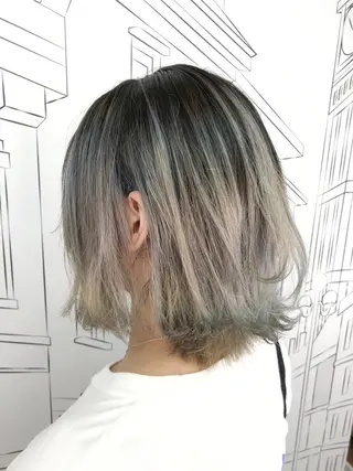ミディアム レイヤー⭐️カラー ⭐️平川雅史のヘアスタイル