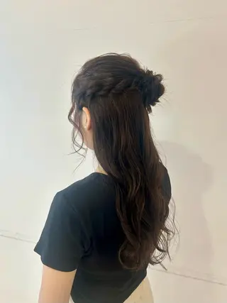 ヘアアレンジ ユナ/暖色カラー🧡 /表参道のヘアスタイル