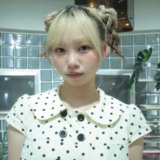 ロング ヘアアレンジ 表参道 /ハイトーン SAKIのヘアスタイル