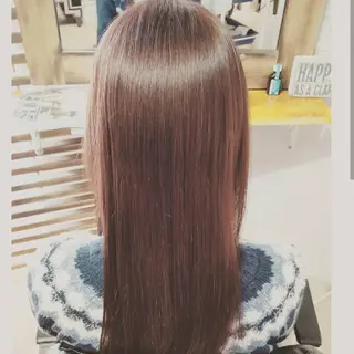 ロング カラー 韓国風レイヤーカット 上手く丁寧早い/マツのヘアスタイル