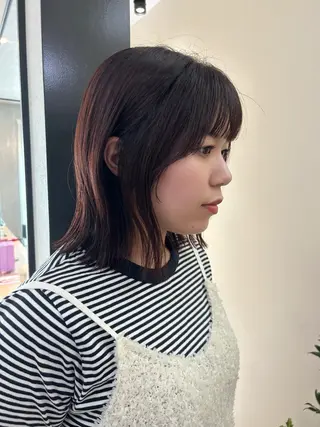 ショート カラー hubhair レイヤー/透明感のヘアスタイル