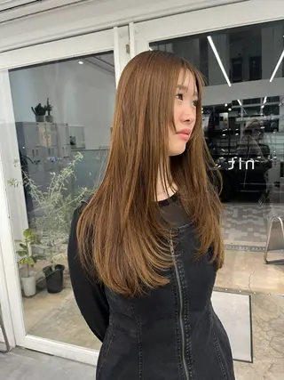 ロング MANA/上野/ カラーモデル🖤✨のヘアスタイル