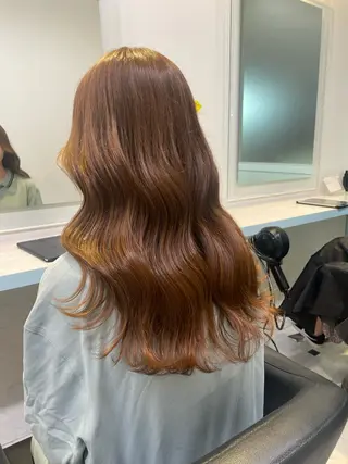 セミロング 【美髪矯正/絹髪】 🎀hinano🎀のヘアスタイル