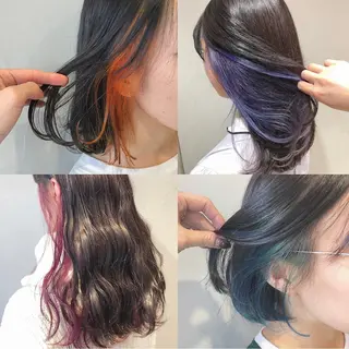 ロング カラー 荒木 依莉亜のヘアスタイル