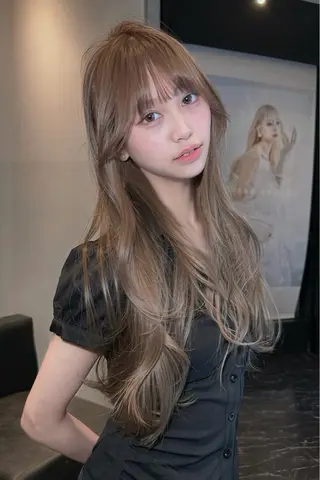 ロング カラー 透明感×艶カラー🤍 🌟YOSHIKIのヘアスタイル