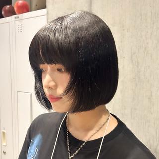 ショート カラー 🍎暖色カラー× レイヤー🍎みさきのヘアスタイル