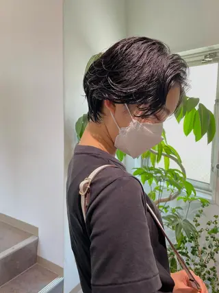 ショート パーマ 佐伯 和佳のヘアスタイル