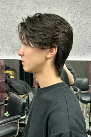 ショート カラー メンズ メンズスタイリスト 前田雄輝のヘアスタイル