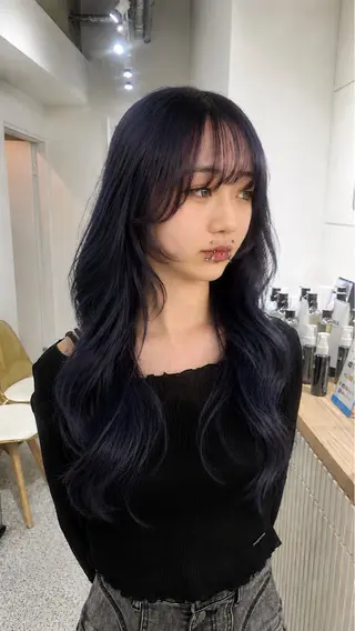 ロング ミサキ🎀ピンク🩷 ミルクティー🤎のヘアスタイル