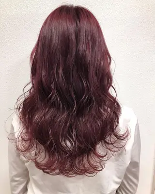 セミロング カラー ヘアアレンジ GiseL天神カラー 髪質改善/ブリーチのヘアスタイル