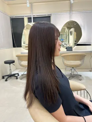 ロング カラー 重松 丈博のヘアスタイル